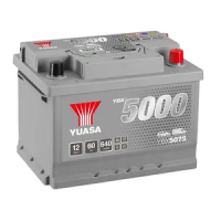 YUASA YBX5075 60Ah 620CCA 075 Car Battery