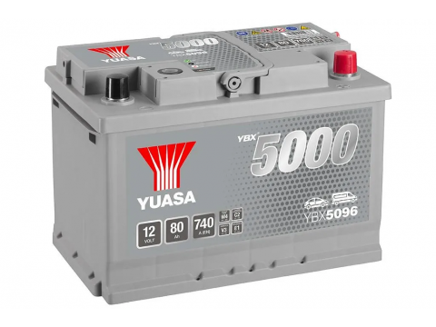 YUASA YBX5096 80Ah 740 CCA Car Battery 