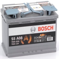 BOSCH 570901076 S5A08 611925 096AGM 70Ah 760 CCA Car Battery