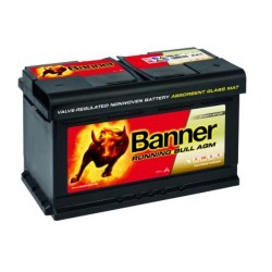 Banner 110 12v 80Ah 800CCA AGM Stop/Start Car Battery (580 01) (110AGM) Banner Stop/Start