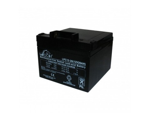 Leoch LPC12-26 Golf Trolley Battery (12V 26AH) (26-12)(AGM28EV) Leoch AGM & GEL Leoch LPC12-26 Golf Trolley Battery (12V 26AH) (26-12)(AGM28EV) Leoch AGM & GEL