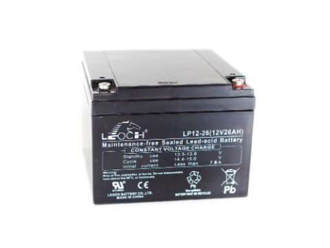 Leoch LPC12-26 Mobility Battery (12V 26AH) (26-12)(AGM28EV) Leoch Industrial Leoch LPC12-26 Mobility Battery (12V 26AH) (26-12)(AGM28EV) Leoch Industrial