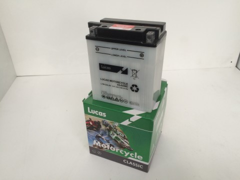 Lucas YB12ALA2 12Ah  Motor Cycle Battery Lucas Motorcycle 