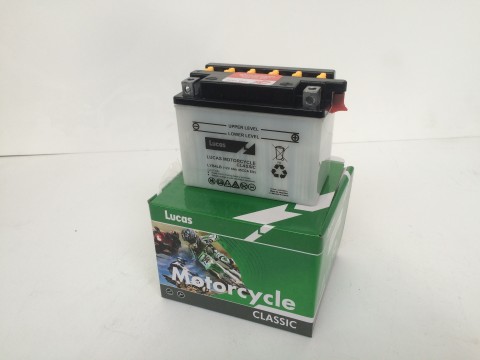 Lucas YB4LB 4Ah  Motor Cycle Battery Lucas Motorcycle 