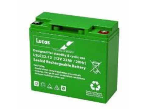 Lucas LSLC22-12 Mobility Battery (22-12) Lucas Alarm