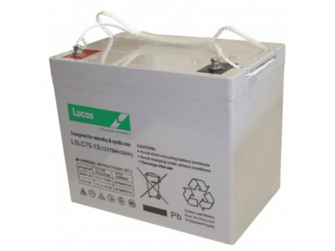 Lucas LSLC75-12 Mobility Battery (75-12) Leoch Leisure