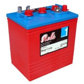 Rolls 6V 6-FS-250 Deep Cycle Battery Rolls Golf Buggy