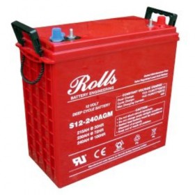 Rolls 12V S12-240AGM Deep Cycle Battery Rolls Marine