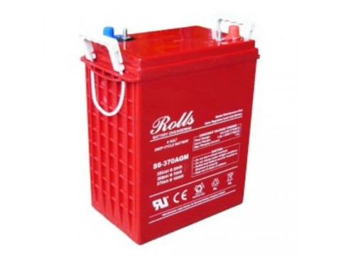 Rolls 6V S6-370AGM Deep Cycle Battery Rolls Marine