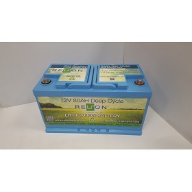 Relion Lithium RB80DP 12v 80Ah Lithium Battery