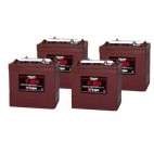 Trojan T105 X 4 6v 225Ah Deep Cycle Batteries T105LPT
