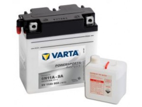 Varta 6N11A-3A Funstart Freshpack Motorcycle Battery (012 014 008) (6N11A3A) 12V 12Ah Varta Funstart 6 Volt Varta 6N11A-3A Funstart Freshpack Motorcycle Battery (012 014 008) (6N11A3A) 12V 12Ah Varta Funstart 6 Volt