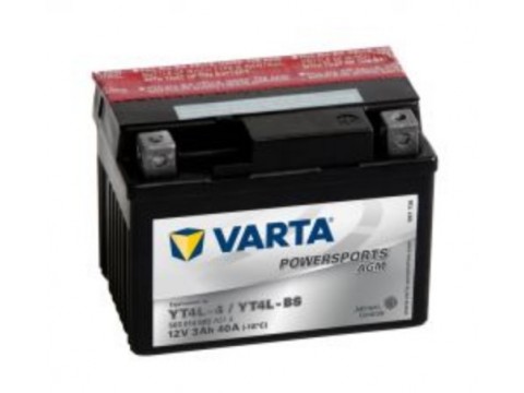 Varta YT4L-BS Funstart AGM Motorcycle Battery (503 014 003) (YTX4LBS) (YTX4L-BS) 12V 3Ah Varta Funstart AGM Varta YT4L-BS Funstart AGM Motorcycle Battery (503 014 003) (YTX4LBS) (YTX4L-BS) 12V 3Ah Varta Funstart AGM
