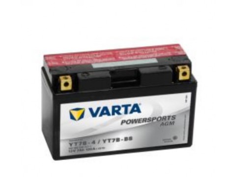 Varta YT7B-BS Funstart AGM Motorcycle Battery (507 901 012) (YT7BBS) (YT7B-4) 12V 7Ah Varta Funstart AGM