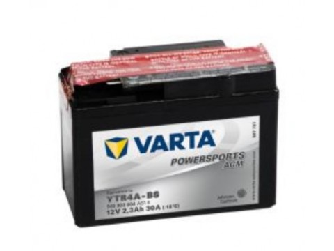 Varta YT4A-BS Funstart AGM Motorcycle Battery (503 903 004) (YT4ABS) 12V 3Ah Varta Funstart AGM
