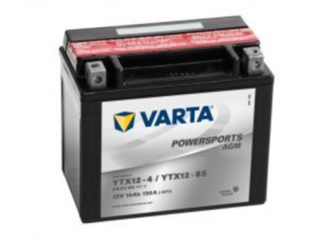 Varta YTX12-BS Funstart AGM Motorcycle Battery (510 012 009) (YTX12BS) 12V 10Ah Varta Funstart AGM Varta YTX12-BS Funstart AGM Motorcycle Battery (510 012 009) (YTX12BS) 12V 10Ah Varta Funstart AGM