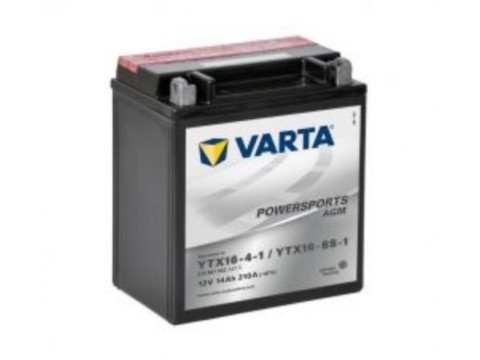 Varta YTX16-BS-1 Funstart AGM Motorcycle Battery (514 901 022) (YTX16BS1) 12V 14Ah Varta Funstart AGM