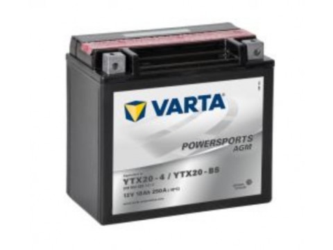 Varta YTX20-BS Funstart AGM Motorcycle Battery (518 902 026) (YTX20BS) 12V 18Ah Varta Funstart AGM Varta YTX20-BS Funstart AGM Motorcycle Battery (518 902 026) (YTX20BS) 12V 18Ah Varta Funstart AGM