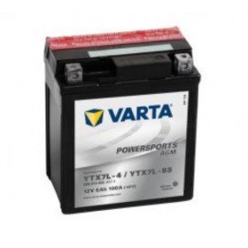 Varta YTX7L-BS Funstart AGM Motorcycle Battery (506 014 005) (YTX7LBS) 12V 6Ah Varta Funstart AGM