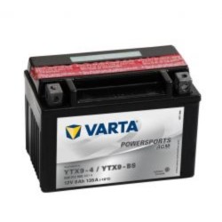 Varta YTX9-BS Funstart AGM Motorcycle Battery (508 012 008) (YTX9BS) 12V 8Ah Varta Funstart AGM