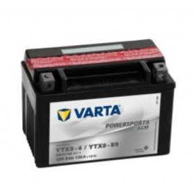 Varta YTX9-BS Funstart AGM Motorcycle Battery (508 012 008) (YTX9BS) 12V 8Ah Varta Funstart AGM