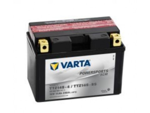 Varta TTZ14S-BS Funstart AGM Motorcycle Battery (511 902 023) (YTZ14SBS) 12V 11Ah Varta Funstart AGM