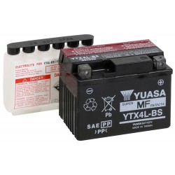 Yuasa YTX4L-BS 12v 3.2Ah AGM Motorcycle Battery ( YT4LB-S) 