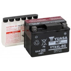 Yuasa YTX4L-BS 12v 3.2Ah AGM Motorcycle Battery ( YT4LB-S) 