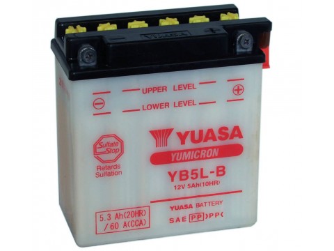 Yuasa YB5L-B 12v 5Ah Motorcycle Battery 