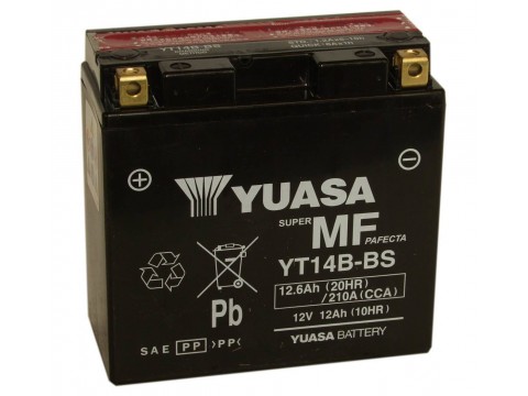 Yuasa YT14B-BS 12v 12.6Ah AGM Motorcycle Battery Yuasa YT14B-BS 12v 12.6Ah AGM Motorcycle Battery