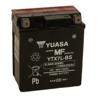 Yuasa YTX7LBS 12v 6.3Ah Motorcycle AGM Battery