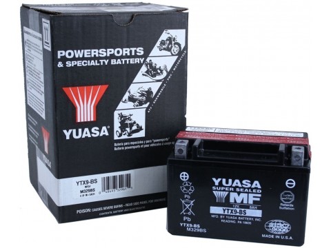 Yuasa YTX9-BS 12v 8.4Ah AGM Motorcycle Battery Yuasa YTX9-BS 12v 8.4Ah AGM Motorcycle Battery