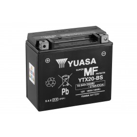 Yuasa YTX20-BS 12V 18.9Ah AGM Motorcycle Battery 